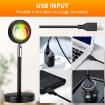 Picture of Sunset Lamp,  Sunset Projection Lamp, Night Mood Lights LED Romantic Projector for Photography Selfie With USB Charging