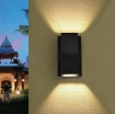 Picture of Modern Outdoor Up and Down Wall Light Waterproof with Dual Light Beams for Modern Spaces