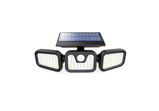 Picture of Solar Lights Outdoor, Upgraded 74 LED Solar Motion Sensor Security Light with 360° Wide Lighting Angle, Easy to Install, IP65 Waterproof Durable Solar Powered Flood Lights for Outside