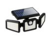 Picture of Solar Lights Outdoor 3 Heads, Upgraded 74 Solar Powered Outdoor Wall Lights, with 360° Rotatable, IP65 Waterproof