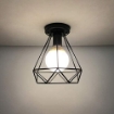 Picture of Vintage Ceiling Lamp Industrial Ceiling Light Rectangle Ceiling Lighting Triangle LED Ceiling Lights Country Fixture