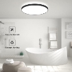 Picture of Bedroom Light, 18W 1500LM Ceiling Lights, Waterproof IP54 Modern Flush Bathroom Ceiling Lights for Kitchen, Bulkhead, Utility Room and More