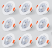 Picture of Round Expert Color 5W Cool White, LED Adjustable Downlight Cutout 70mm - White