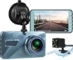 Picture of Ultra HD 1296P Car Camera 4 Inch IPS Dash Cam, Sony 323 Sensor 170 Wide Angle Lens Night Vision Video Recorder Camera