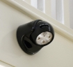 Picture of Battery Operated Motion Activated PIR Sensor Removable Cordless LED Security Light (Black, Without Batteries)