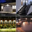 Picture of Solar Lights Outdoor, Super Bright 126LED Solar Security Lights PIR Motion Sensor with 3 Lighting Modes, Waterproof Wall Lights for Outside (6 Pack)