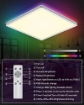 Picture of LED Ceiling Light Dimmable, 18W Bathroom Ceiling Light, Square, Flush, 100W Equivalent, IP44 Waterproof