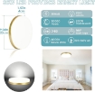 Picture of Gold LED Ceiling Light, 36W 4000K Natural White Ceiling Lights, 3240LM Round Ceiling Lights