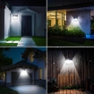 Picture of Solar Lights Outdoor, 468LED+2000LM Solar Security Lights Outdoor Motion Sensor IP65,3 Modes+280° Wider Solar  Powered Waterproof