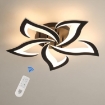 Picture of Dimmable LED Ceiling Light, 40W 4700LM Modern Acrylic Ceiling Lights with Remote Control, Creative Petals Design, Φ60cm