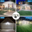 Picture of 38W Led Security Lights Outdoor Motion Sensor, 6000LM 270° Adjustable Floodlight with PIR, IP65 Waterproof | Cool White
