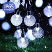 Picture of Solar String Lights, 59Ft 100 LED Globe String Lights, Solar Fairy Garden Lights Waterproof 8 Modes Indoor Outdoor Balcony Lights