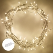 Picture of Indoor Fairy Lights 100 Warm White LEDs on 8m of Clear Cable Rocker Switch Plug in