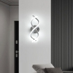 Picture of Wall Lamp LED Modern Elegant Spiral Indoor Wall Lights for Bedside Bedroom Living Room Hallway Wall Lighting Fixture Cool White Light 24W