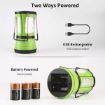 Picture of 3 in 1 Camping Lantern with 2 Detachable Torches, 600 Lumen, Camping Lights Rechargeable or Battery Powered, Outdoor Camping Accessories for Tent, Power Cuts and More