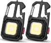 Picture of LED Camping Lantern, 2PCS Rechargeable 800 Lumens Small COB Keychain Mini Torch, Portable Mini Pocket Light, Muti-Functional Work Light Inspection Light 