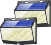 Picture of Solar Lights Outdoor, Solar Security Lights Outdoor Motion Sensor IP65,3 Modes Solar Fence Lights Garden Lights Solar Powered Waterproof