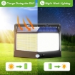 Picture of Solar Lights Outdoor, Solar Security Lights Outdoor Motion Sensor IP65,3 Modes Solar Fence Lights Garden Lights Solar Powered Waterproof