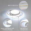 Picture of LED Ceiling Lights, 32W 2350LM Lighting Fixture, Dia 28cm Round Modern Design Ceiling Lighting, Cold White 6500K