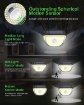 Picture of Solar Motion Sensor Lights, 200LED Solar Lights Outdoor Solar Security Lights 3 Modes Wireless Wide Angle Solar Wall Lights IP65 Waterproof for Yard, Stairs etc