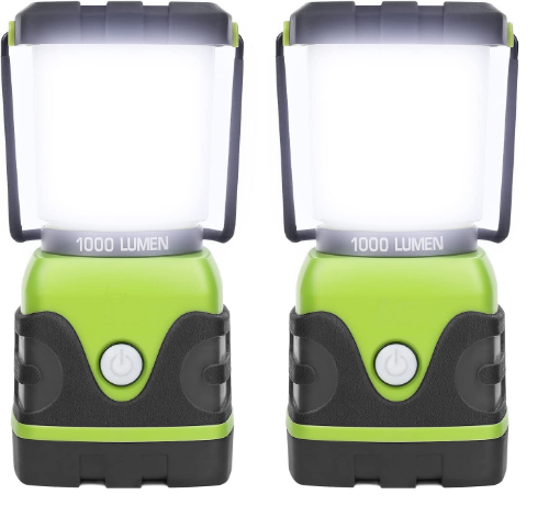 Picture of Camping Lantern 1000 Lumen Camping Lights Battery Powered 4 Modes Emergency Light Water Resistant Tent Light for Home Camping, Hiking & Fishing