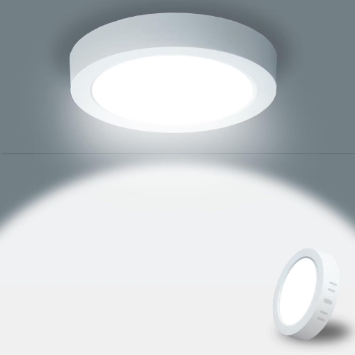 Picture of Ceiling Light 15W 1620LM, Round LED Ceiling Light 6500K, 100W Equivalent, Waterproof Flush Ceiling Light IP44