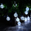 Picture of  Solar Garden Lights Outdoor, 50 LED 7M/23Ft Solar String Lights Waterproof 8 Modes Outdoor Fairy Lights for Garden Patio Yard Home (Clear White)