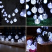 Picture of  Solar Garden Lights Outdoor, 50 LED 7M/23Ft Solar String Lights Waterproof 8 Modes Outdoor Fairy Lights for Garden Patio Yard Home (Clear White)