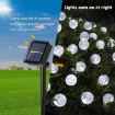 Picture of Solar Garden Lights Outdoor, 36ft 60 LED Solar String Lights Waterproof, Solar Powered Crystal Ball Outdoor Fairy Lights Decorative Lights for Garden, Patio, Yard, Festival, Parties (White)