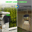 Picture of Solar Fence Lights: Decorate Your Garden with Waterproof Wireless Lighting for Garden, Fence, Patio Use (8Pack)