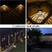 Picture of Solar Fence Lights: Decorate Your Garden with Waterproof Wireless Lighting for Garden, Fence, Patio Use (8Pack)
